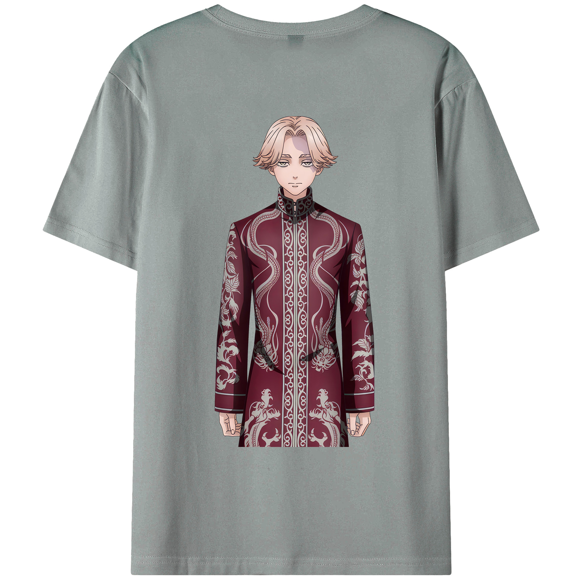 （画像用） 東京リベンジャーズ Tokyo Revengers 綿100％ メンズ半袖Tシャツ（バックプリント） 通気性